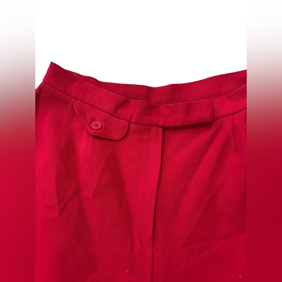 Vintage Lauren Ralph Lauren red fully lined worsted wool dress pants size 10 - Picture 4 of 15